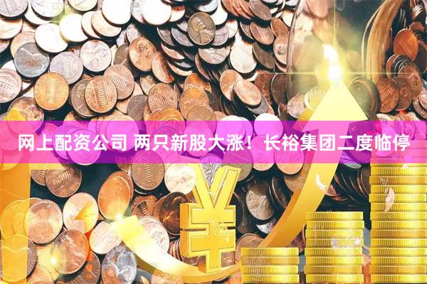 网上配资公司 两只新股大涨！长裕集团二度临停